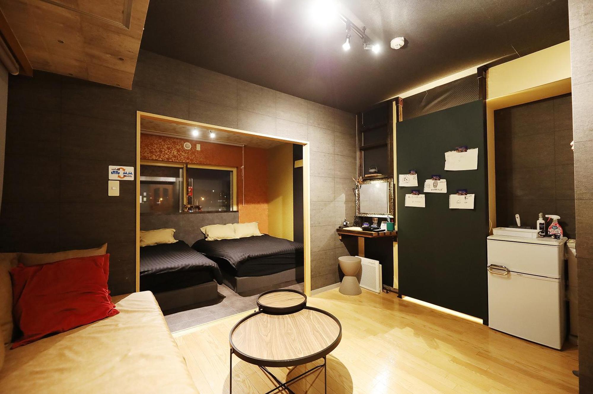 Biosvilla522-Sapporo Susukino Night- 1Room W-Beds2&S-Beds2 6Persons 외부 사진